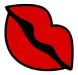 Red Mouth Icon of side.xyz